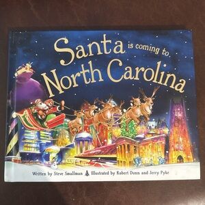 Santa is Coming to North Carolina Children's Book